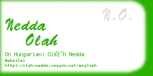 nedda olah business card